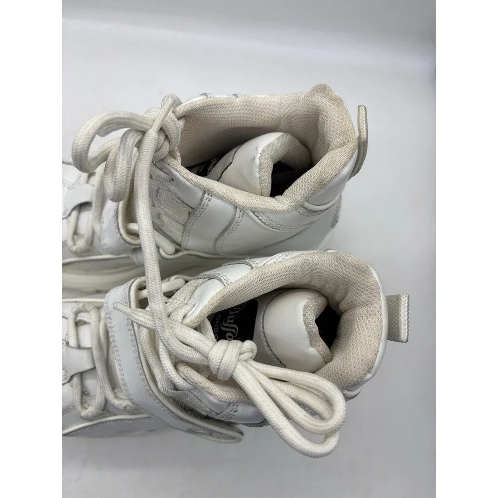 Buffalo London Platform Boots High Top Sneakers White Women’s Size 40 US 9-9.5